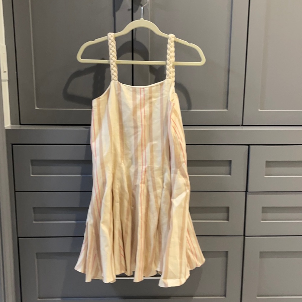 COPY - Alexis linen braided swing dress
